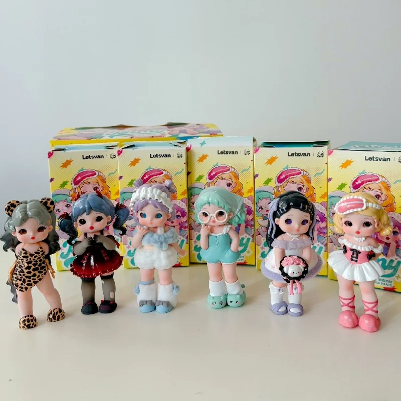 

Genuine In Stock Letsvan RAMY Pajamas Party Series Blind Box American Retro Doll Desktop Statue Ornament Mystery Surprise Gift