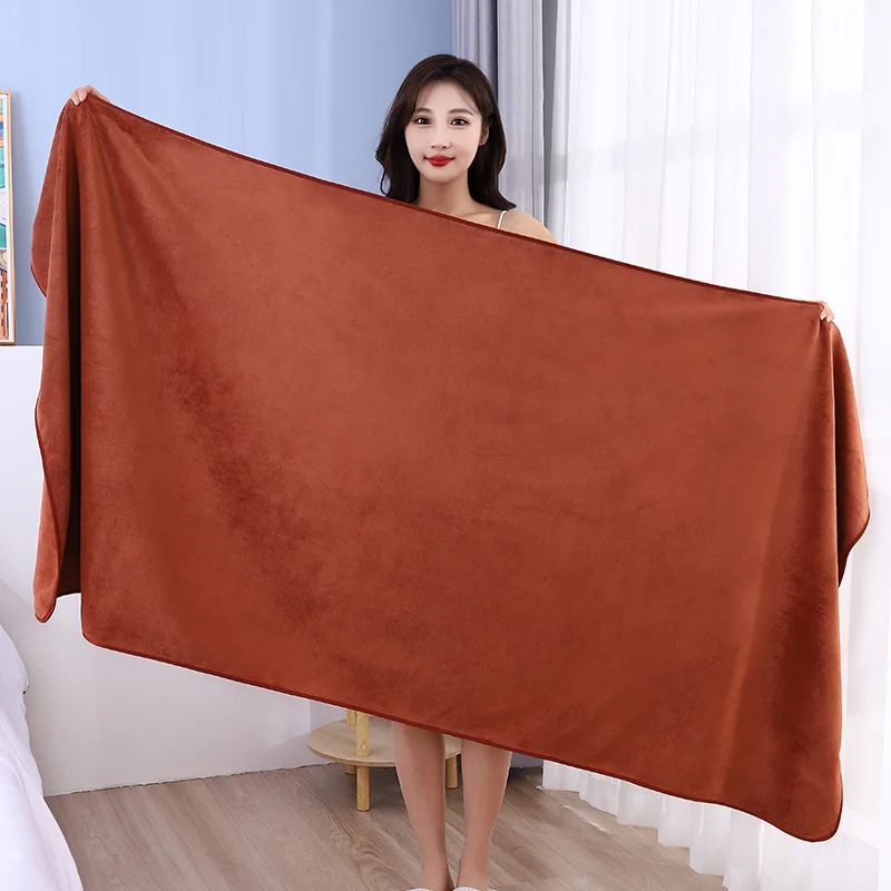 Thickened Extra large Towel Microfiber Absorbent High-density Coral Fleece Towel Quick Dry Clean Face Soft Absorbent Towel