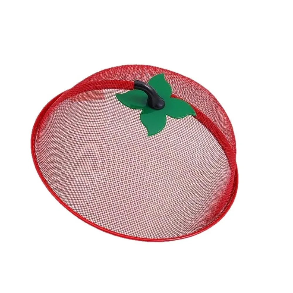 with Mesh Cover Metal Fruit Basket Moisture Resistant multifunctional Kitchen Storage Rack Easy To Clean Fruit Bowl Kitchen