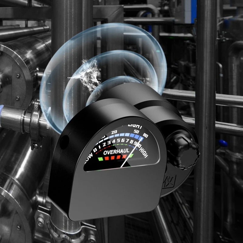 

New Portable Water Leak Detector Mini Leakage Detection Tool with Sound Frequency Display & Pointer Indicator High Sensitivity