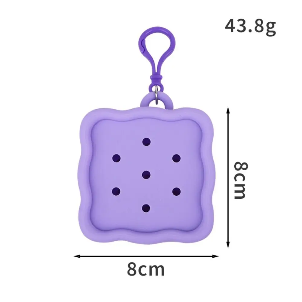 Cute Holes Soft Mini Wallet Zipper Coin Purses Silicone Card Holder Money Bag Women Girls Change Pouch Storage Bag