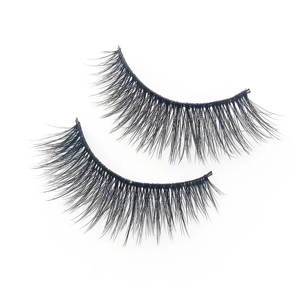 10 أزواج شرائط جلدة وهمية حليقة الرموش مجموعة ستيريو متعدد الطبقات سميكة المرحلة الرموش لعيد الحب هدية عيد الشكر #1