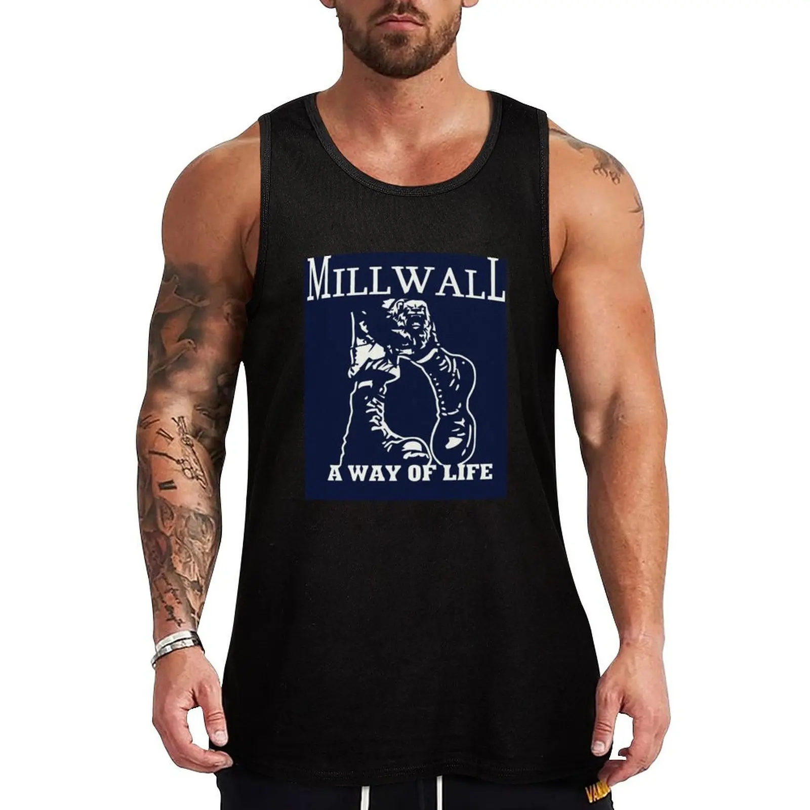 

Millwall A Way Of Life Tank Top summer Men's tops Men's sports t-shirt Man summer clothes Men's summer clothes