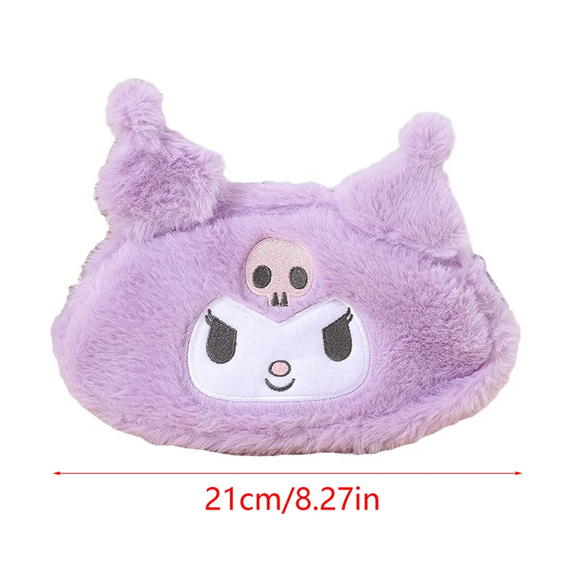 Sanrio Cinnamoroll Plush Pencil Case Melody Kuromi Kirby Stuffed Plush Pencil Case Students Makeup Bags Kawaii Girls Gifts 2023