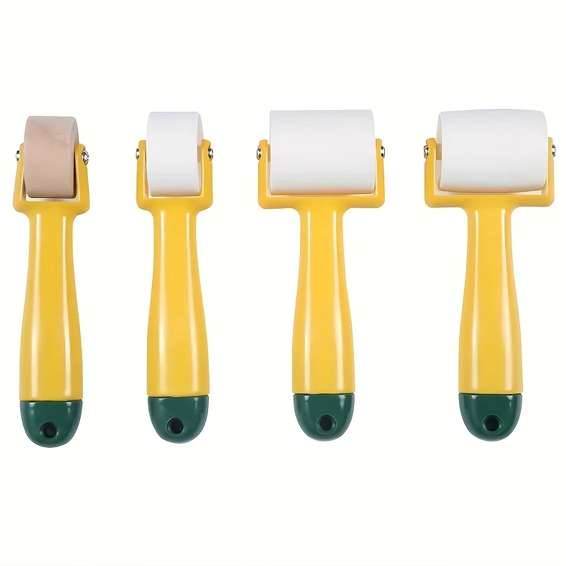 Wall wallpaper flat roller seam pressure roller plastic new pressure wheel wallpaper construction tools