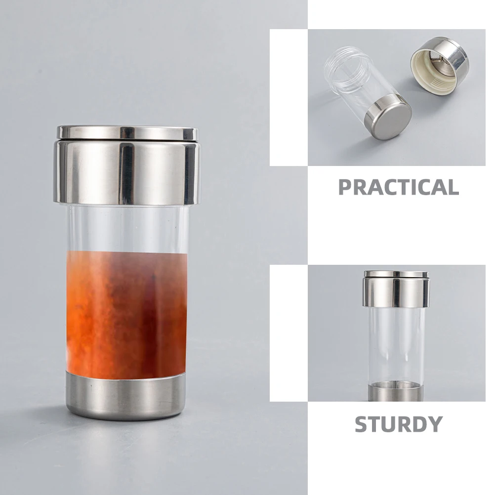 

Stainless Steel Salt Shakers 304 Pepper Bottle Kitchen Seasoning Container Spice Jar Restaurant Sugar Dispenser Fine Mesh Lid