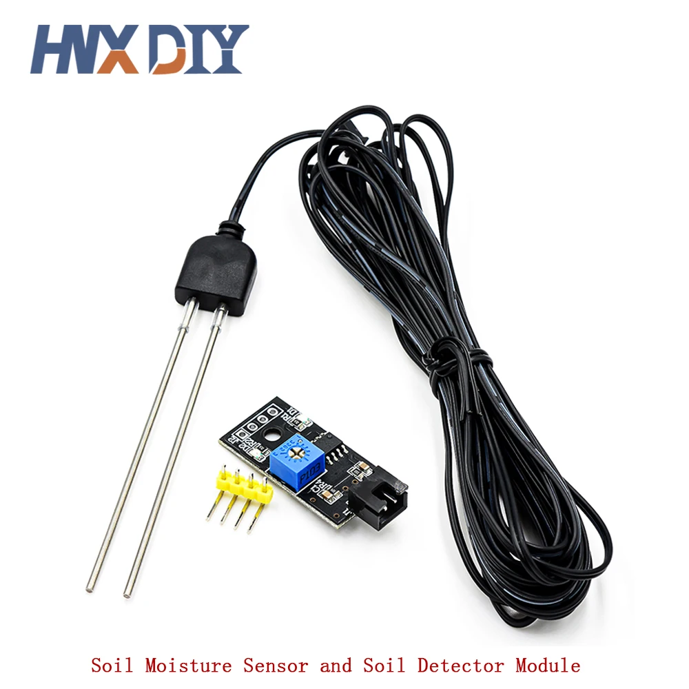 1-5pcs Soil Moisture Sensor and Soil Detector Module Soil Moisture Test Soil Humidity Test Corrosion Resistance Probe for Arduin