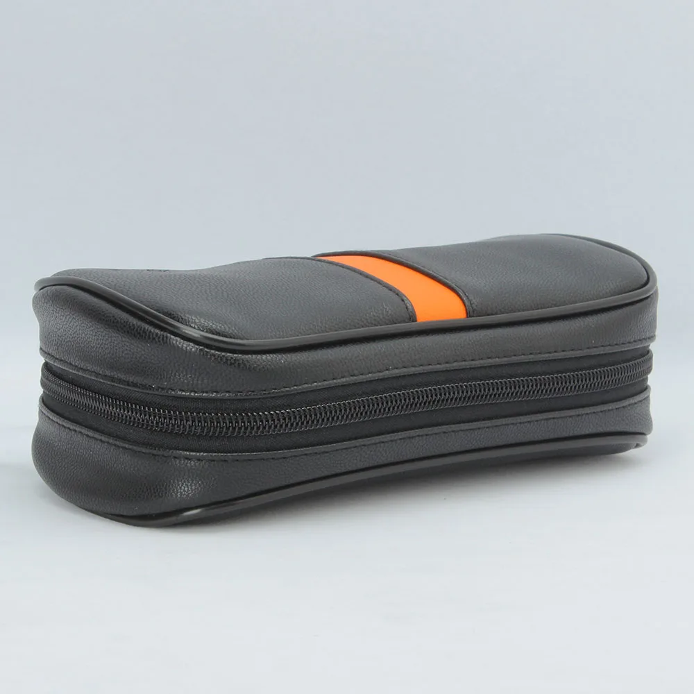 MUXIANG tobacco pipe bag, small bag included, PU leather crossbody bag, anti-odor portable pipe bag, cigar accessories