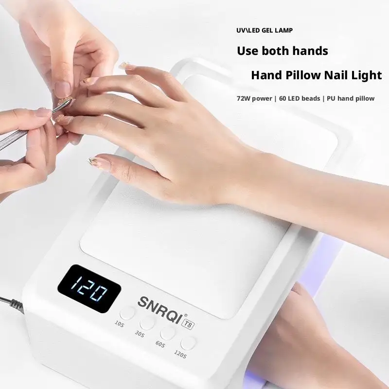 

Мощная УФ-лампа для маникюра и наращивания ногтей с верхним отсеком для хранения, быстросохнущая лампа для сушки гель-лака, многофункциональная