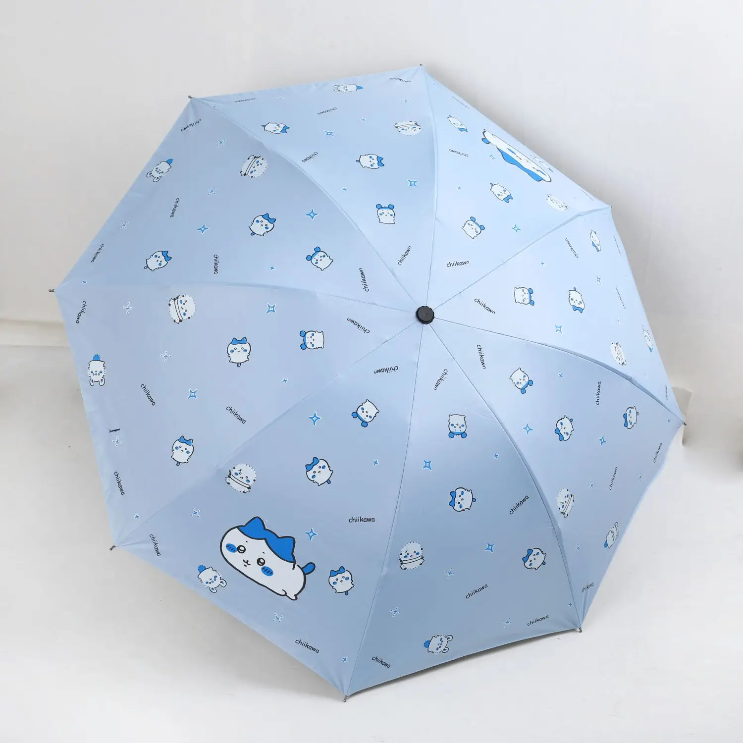 Fresh Minimal Cute Chiikawa Hachiware Auto 3-Fold Umbrella UV Protection Foldable Parasol Gift for Students Cartoon Kawaii 2026