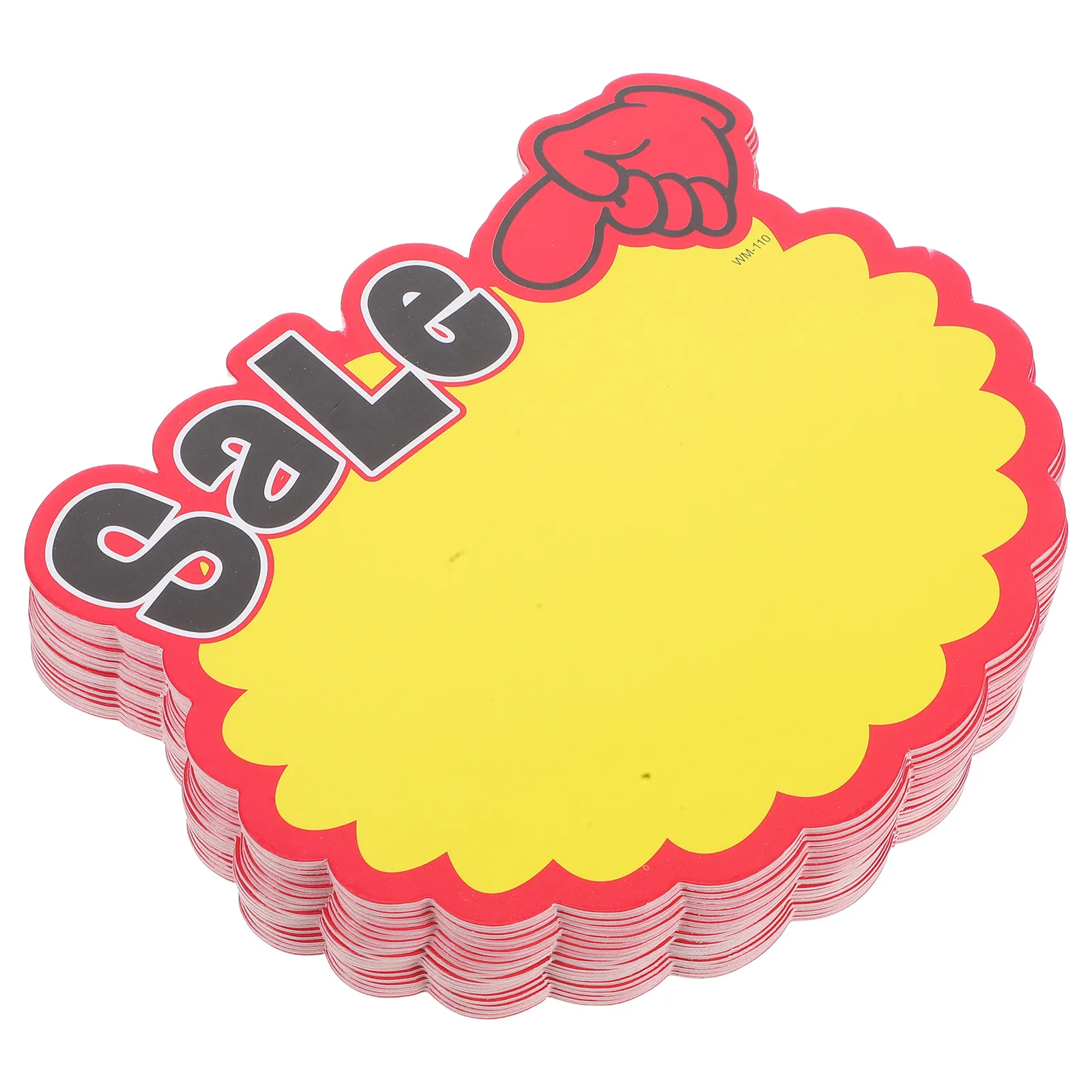 

80Pcs Explosion Style Fruit Price Tags Write on Paper Sale Signs for Supermarket Retail Store Display Garage Sale Fundraising