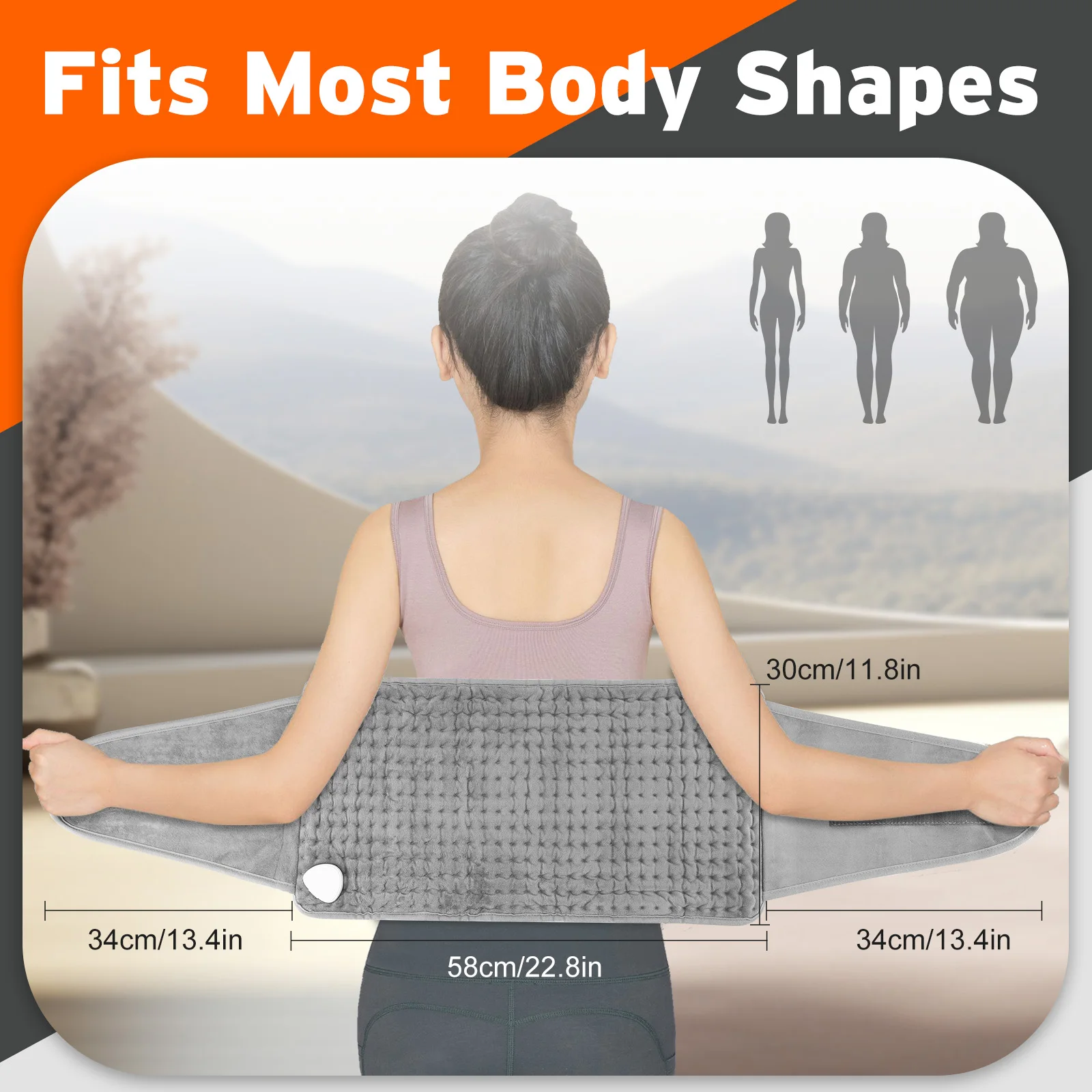Heating Pad for Waist Shoulder Neck and Menstrual Thermostat Electric Blanket Winter Heater for Office Home Warming Mat Sofa