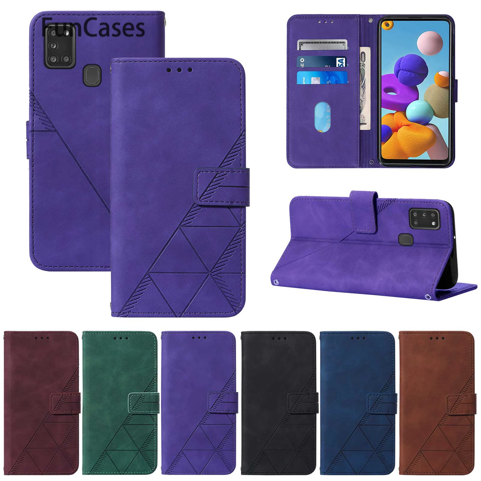 Hot Wallet Phone Case For Samsung A13Smartphone Cases Galaxy A21S A03 A32 A22 A02 A02S 164 A03S 166 A12 A33 A11 Portable Cover