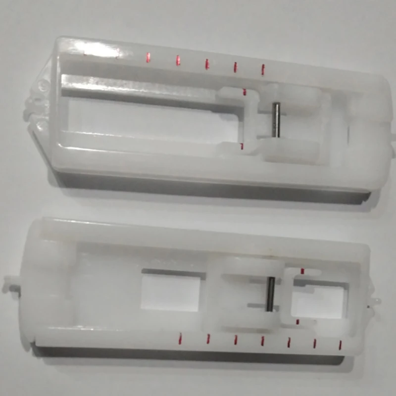 재봉틀 부품 노루발, 버튼 홀 스냅 온, 단추 홀 노루발, 2 개