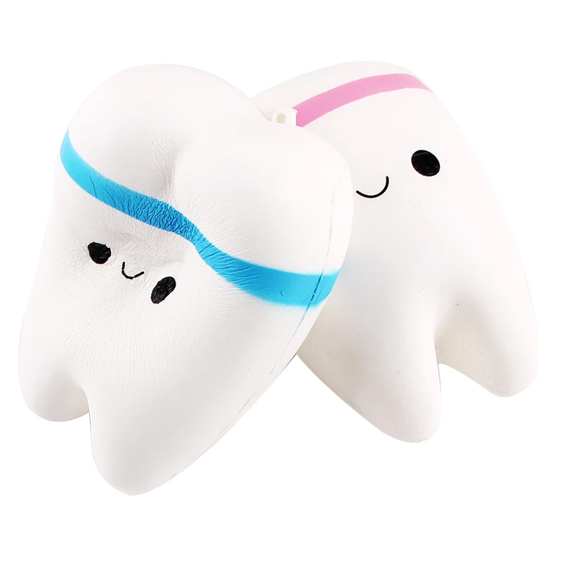 Squeezy Teeth Toy Smile Fun And Interactive Toy Unique Teeth Shape Design Helps With Relaxation Relieves Stress And Anxiety Cute