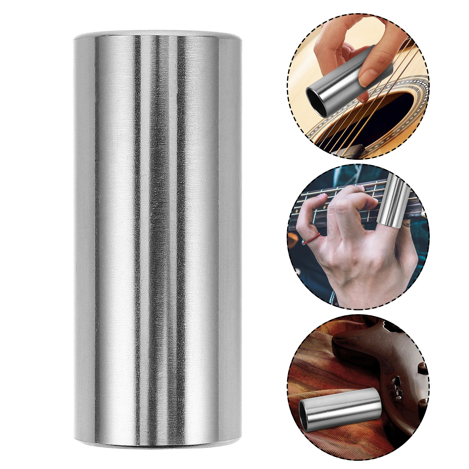 

Guitar Accessories Slide Stick Electric Acoustic Finger Sliders for Slides Metal