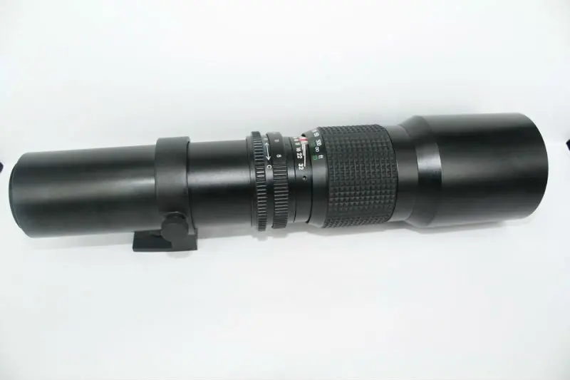 عدسة كاميرا دي اس ال ار بتركيز يدوي ، عدسة F 8 المقربة لنيكون ، كانون ، سيني ، 500 مللي متر