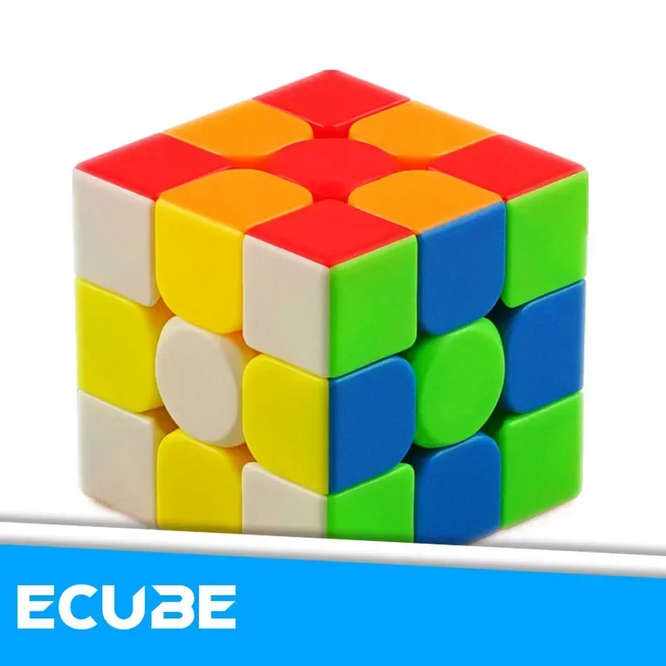 [ECube] MoYu MeiLong 3/3C 3x3 sans colle noir Macaron magique sans colle 3 couches vitesse Cube magique Puzzle jouets pour enfants