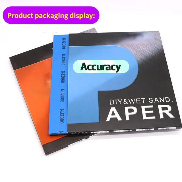 80-10000 Grit SandPapers Wet and Dry Polishing Sanding Wet/dry Abrasive Sandpaper Paper Sheets Surface Finishing Made 2 Pcs 6