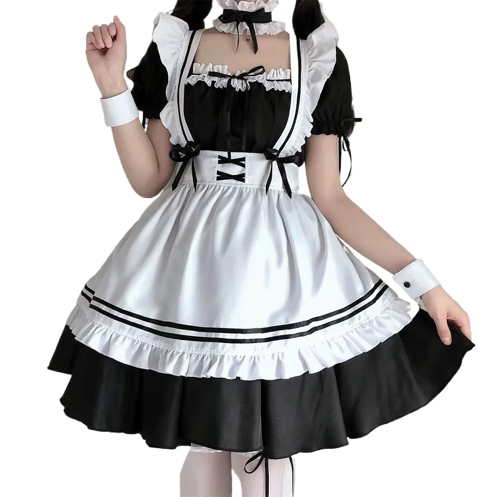 

CP5XL Sexy Maid Cosplay Costume Nurse Anime Bodysuit Lolita Role Play Teddies Women Erotic Lingerie Uniform Babydoll Body Outfit