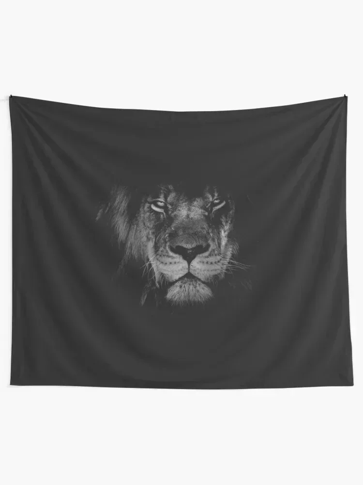 Lion Night Tapestry Aesthetic Home Decor Cute Decor Room Ornaments Tapestry