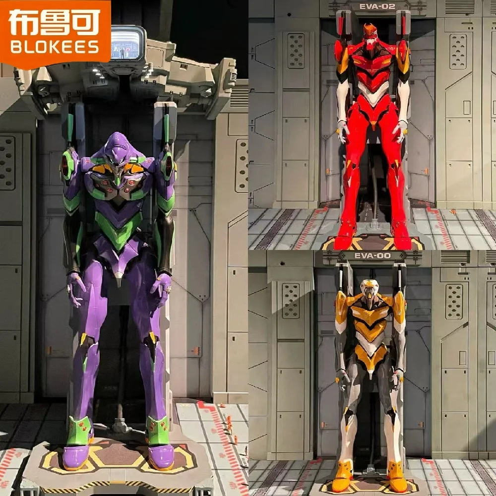 

Blokees Building Block Man New Century Evangelion EVA PROTOTYPE Аниме Персонаж Подвижная модель Сращивание игрушек Коллекция подарков