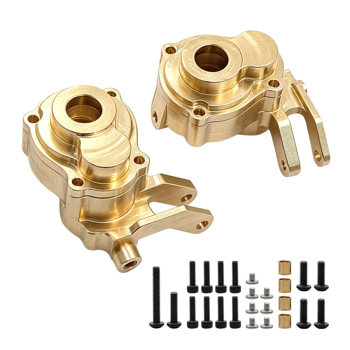 Brass Metal Front Steering Knuckle Upgrade Parts For HuangBo HB R1001 R1002 R1003 R1004 R1005 R1006 R1011 R1012 R1013 R1014 R101