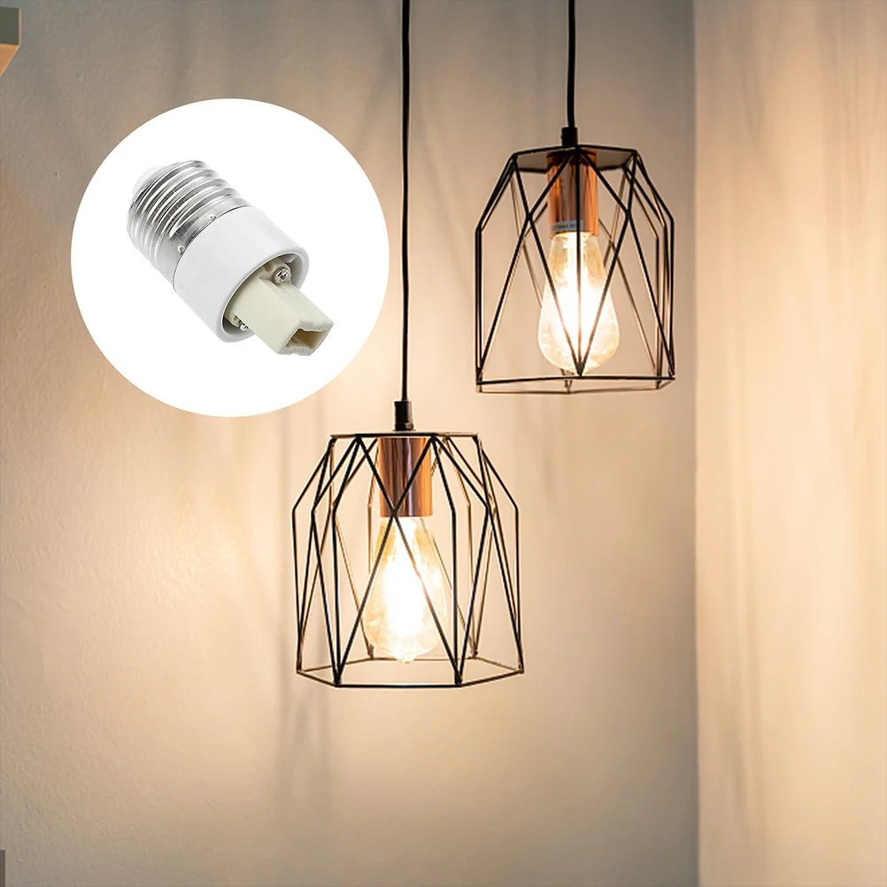 

4Pcs Lamp Socket Converters E27 to G9 Light Base Adapters Anti-Aging Heat Resistant for LED Pendant Ceiling Lights