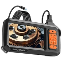 Endoscopio Industrial, pantalla IPS de 4,3 pulgadas, sonda USB de 8MM con 8LED, Cable de 2M-100M, boroscopio de inspección de coche, cámara de plomería impermeable