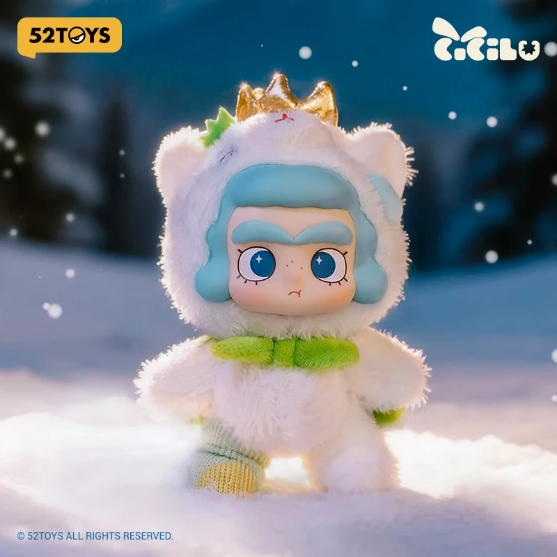 

52TOYS CiCiLu The Tide Shop – Gosling Plush Hanging Card, Polar Bear Plush Hanging Card, Height about 14cm