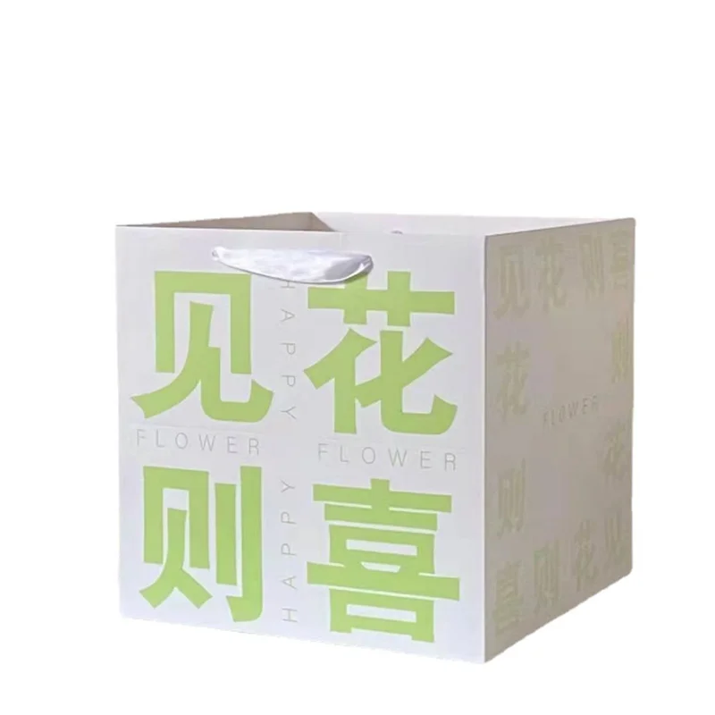 100pcs size 40x30x10cm custom Wholesale Custom Design Biodegradable Shopping Custom Print Paper Bag