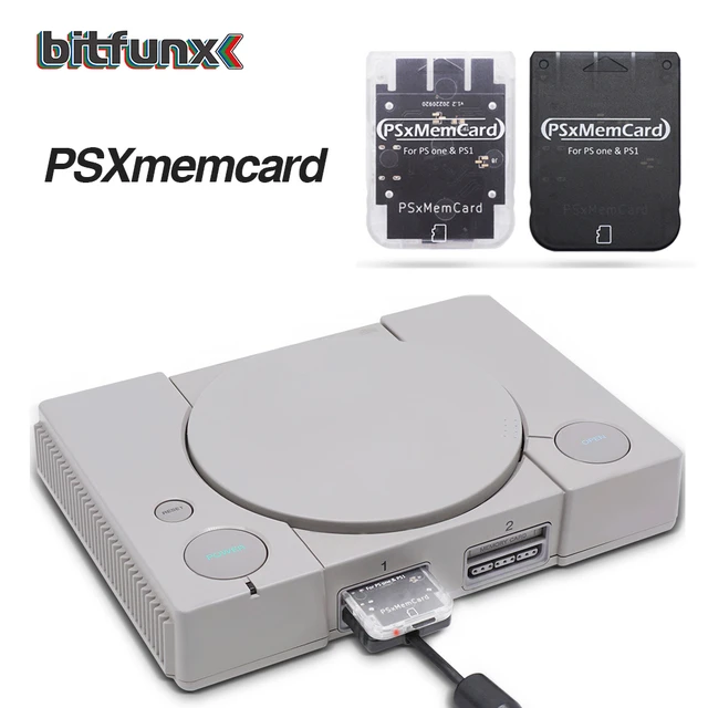 Bitfunx-psxmemcard 1,プレイステーション1,コンソール用メモリカード,データを保存 - AliExpress