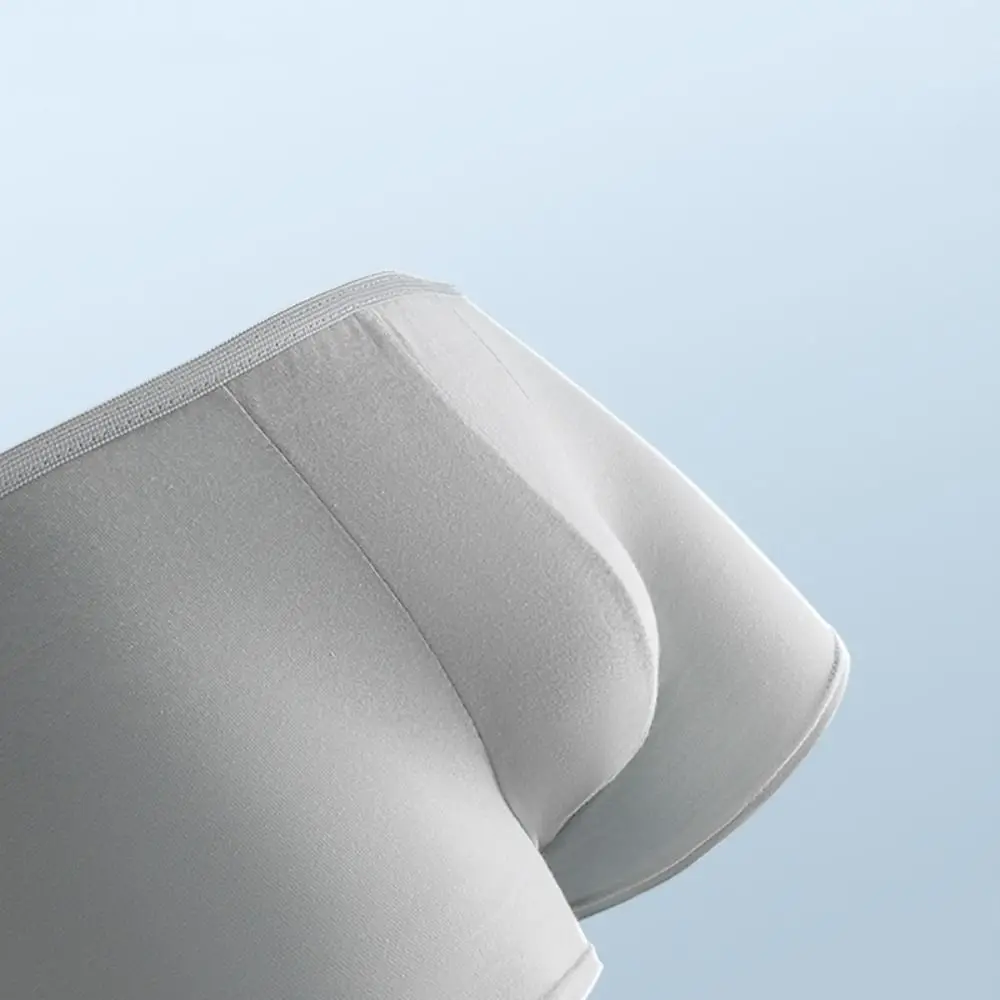 

5pcs Traceless Men's Disposable Panties Mid Waist Underpants Seamless Cotton Briefs Simple Solid Underwears for Man Travel