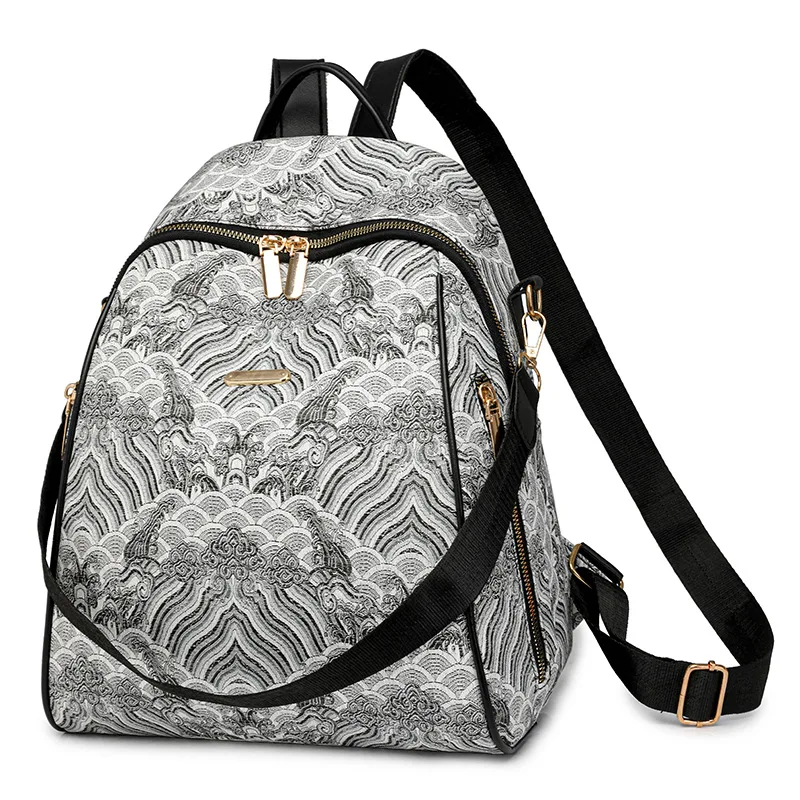 Stylish New Arrival Women's Backpack with Large Capacity for Both Shoulders or Single Shoulder