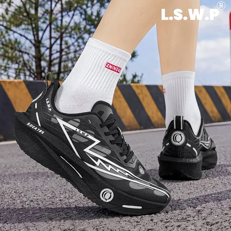 Herren-Laufschuhe, gute Rutschfestigkeit und Griffigkeit, leichte Freizeitsportschuhe mit weicher Sohle, geeignet für verschiedene Anlässe, Urlaubsgeschenke, Outdoor-Aktivitäten, Reisen – Detail 1