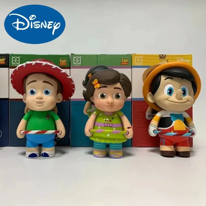 Disney Cute Toy Story Figure Andy Bonnie Sid Big Baby Hand Puppet Anime Action Figure Model Toys Kawaii Doll Kids Birthday Gifts