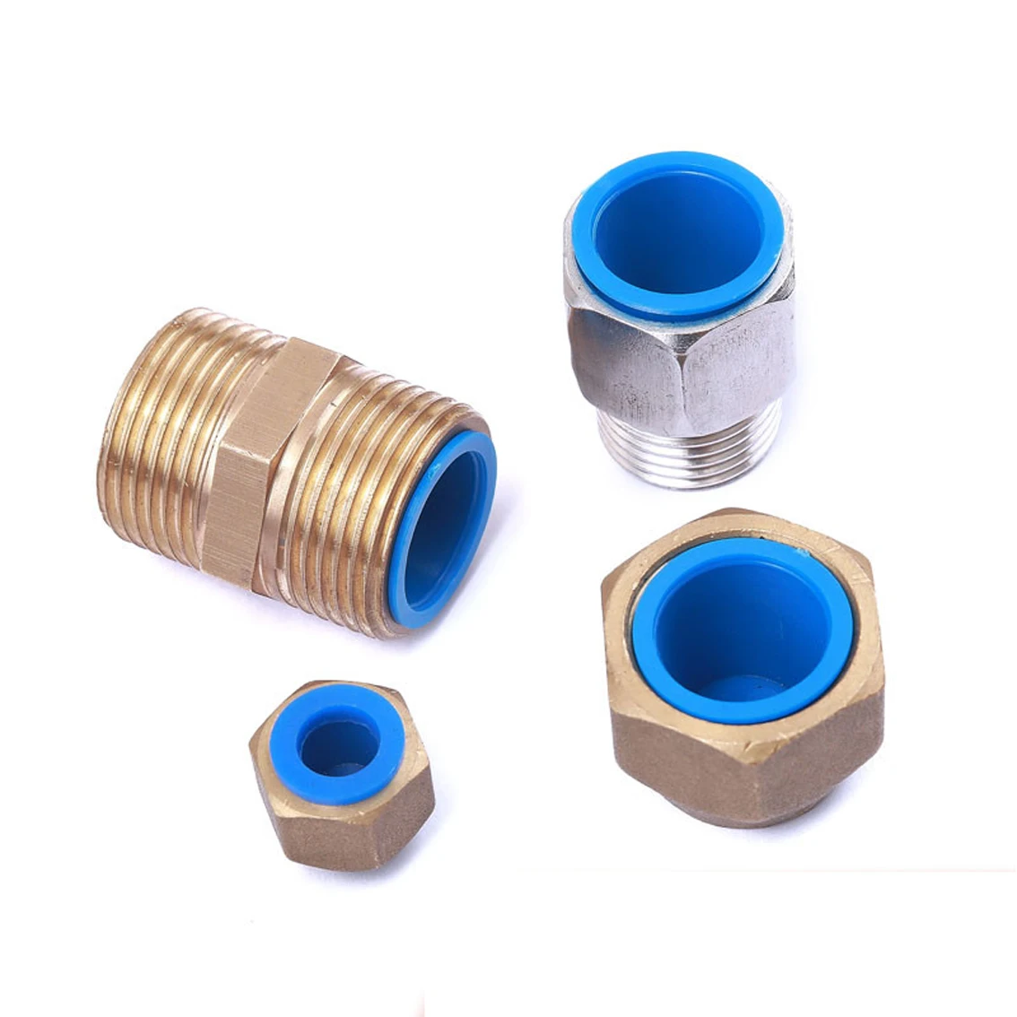 1/2/5PCS Blue Tapered Thread Plastic T-Plug ZD-5 to ZD-105 Threaded Hole Sealing Cap Stopper Pipe Oil Cylinders Valves