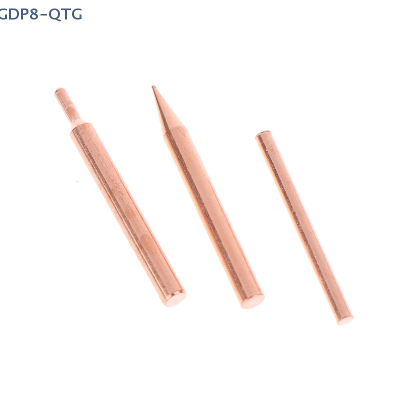 

5/10Pcs 18650 Handheld Spot Tips Welder Electrode Head For Small Lithium Battery Spot Welder Pen Purple Copper Spot Welding Need