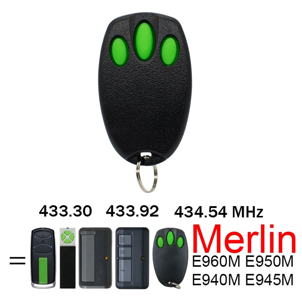 Per Merlin E960M 2.0 Premium Porta Del Garage di Controllo Remoto Merlin Apriporta Del Garage MR850EVO MR855MYQ MR550EVO 433.92 434.54MHz
