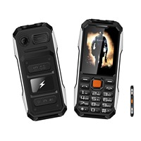 Ultra Slim Durable Mobile Phone Dual SIM Large Keypad Loud Sound FM Radio SOS Emergency Call Fast Dial Two Flashlight MP3 Video