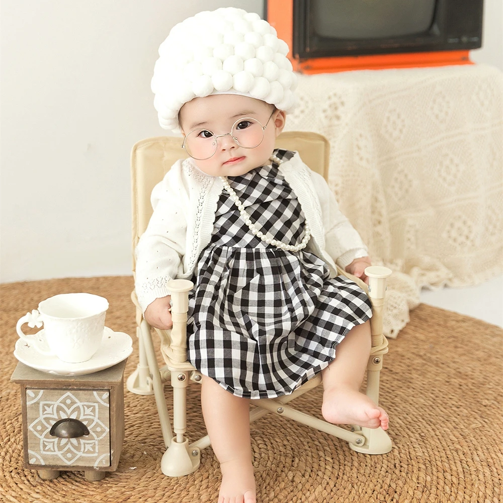 Newborn Photography Props Grandmother Outfit Baby Girl Cosplay Grandma Clothes Baby Boy Grandpa Costume Photo Newborn Outfit