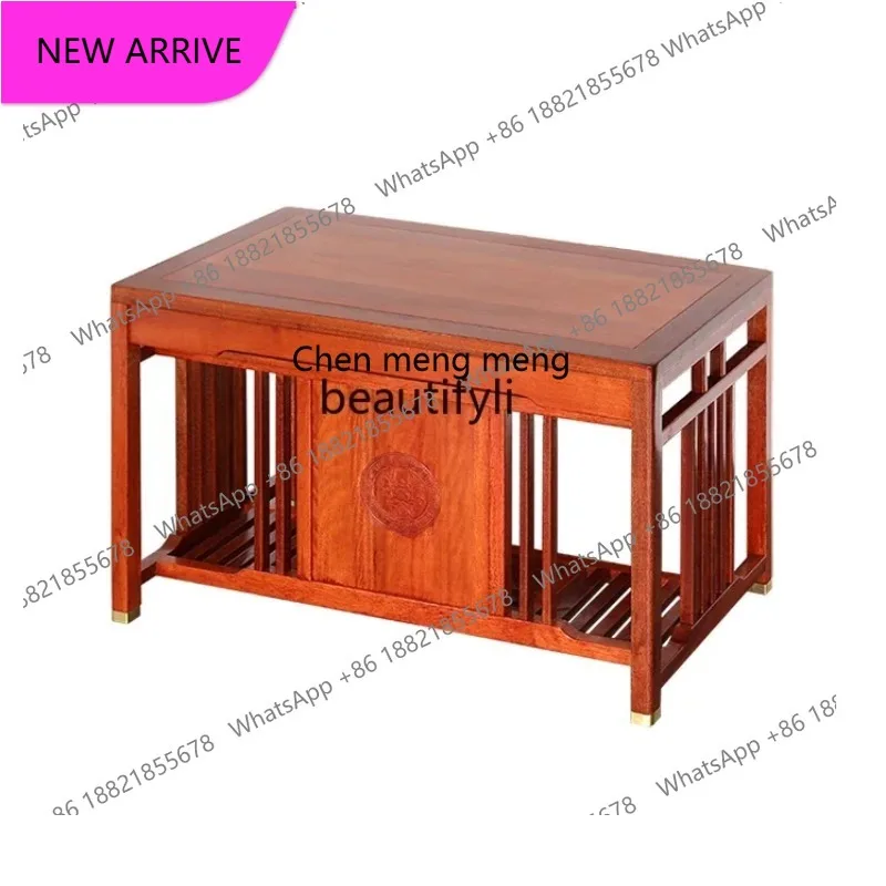 

New Chinese Style Solid Wood Desk Simple Desk Gold Rosewood Light Luxury Calligraphy Painting Table Zen Home Bookstand