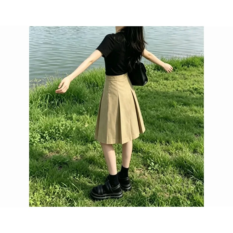 American skirt 2026 high waist retro skirt