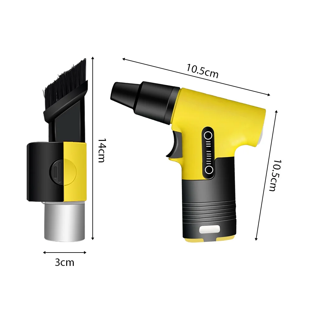Elektrischer Luftzerstäuber 130000 RPM Mini Turbo Fan Blasen und Saugen Dual-Purpose Staub Entfernung Jet Trocken Gebläse Tragbare Handheld