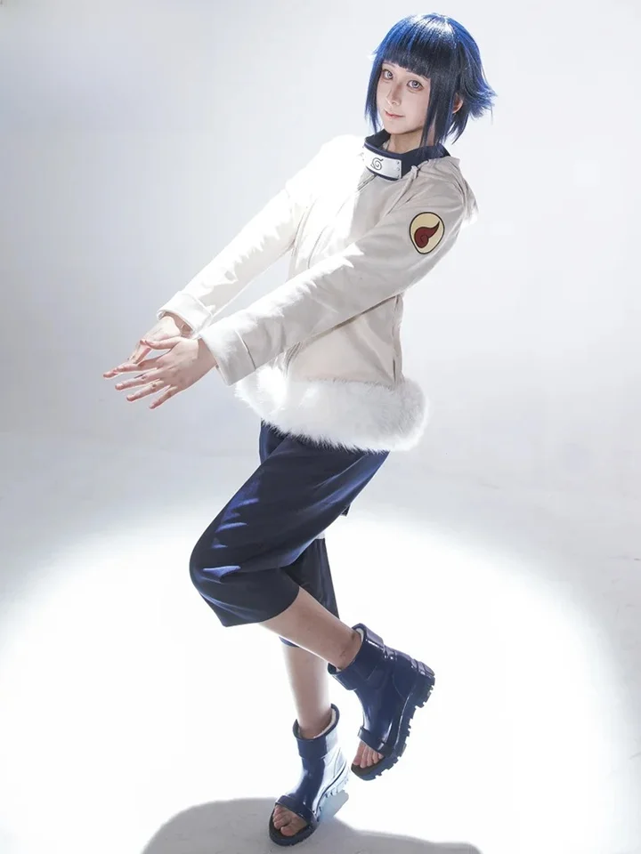 Hinata Cosplay Winter Clothes Material Leaf Village Chapter