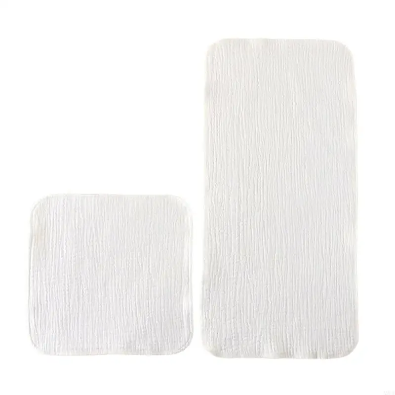 

Cotton Handkerchief 4-Layer Face Towel Gentle and Absorbent Mouth Wipe Cloth