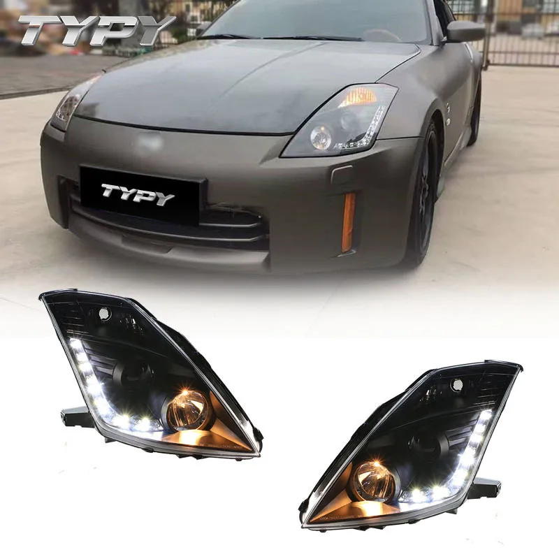 

Car Headlights Headlamp Assembly Modified LED DRL Head Lamp Head Light For NISSAN 350Z 2003-2005 2006-2008
