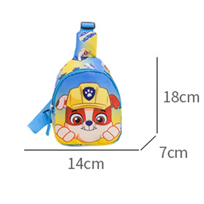 Paw Patrol Kawaii Brusttasche für Jungen und Mädchen, Anime-Cartoon, niedliche Umhängetaschen, Studenten, modische Umhängetasche, niedliche Geldbörse
