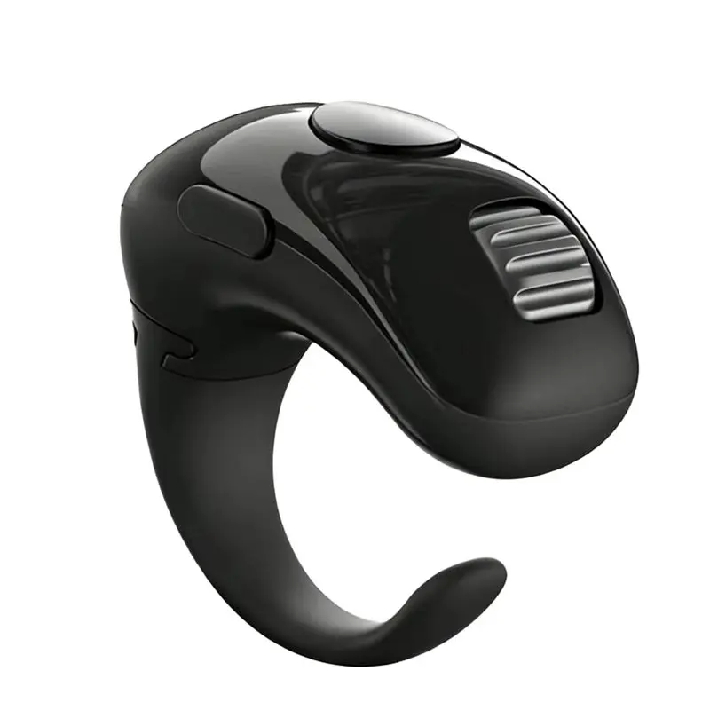 JABS-Mini Fingertip Bluetooth Ring Mouse Remote Page Turning Photo Video Taking Controller For Smartphone Lazy Gadget