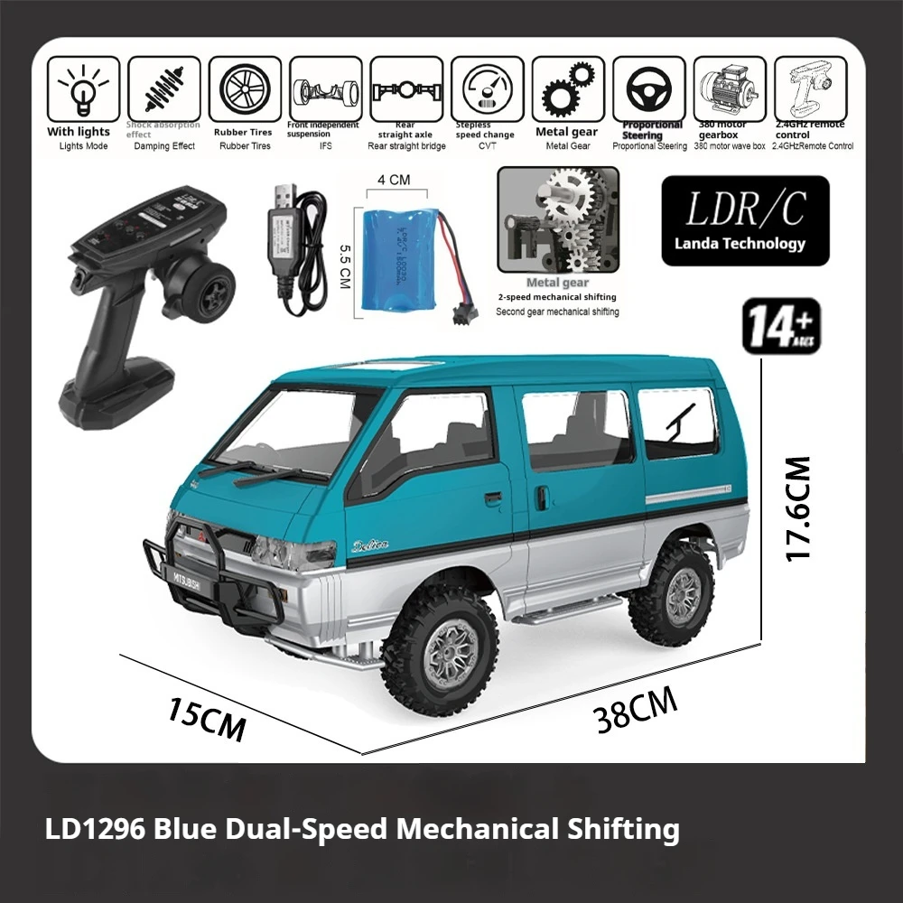 รถของเล่นบังคับวิทยุแบบออฟโรด ปีนป่ายได้ ขนาด 1:12 ระบบเกียร์สองระดับความเร็ว สำหรับเด็กและผู้ที่ชื่นชอบ